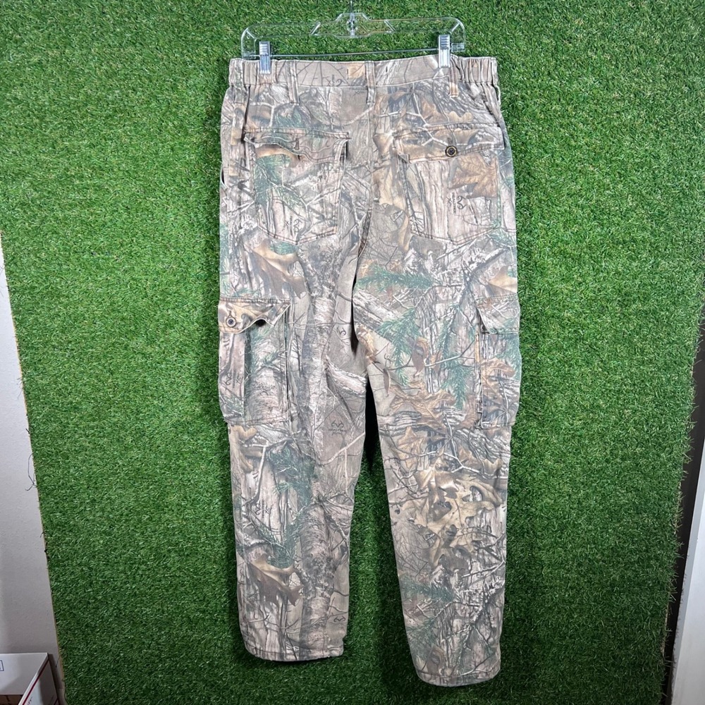 Realtree Camo Cargo Pants Mens 32-34M Outdoor Hunting Workwear